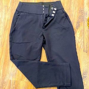 Black Ankle Work Pants
